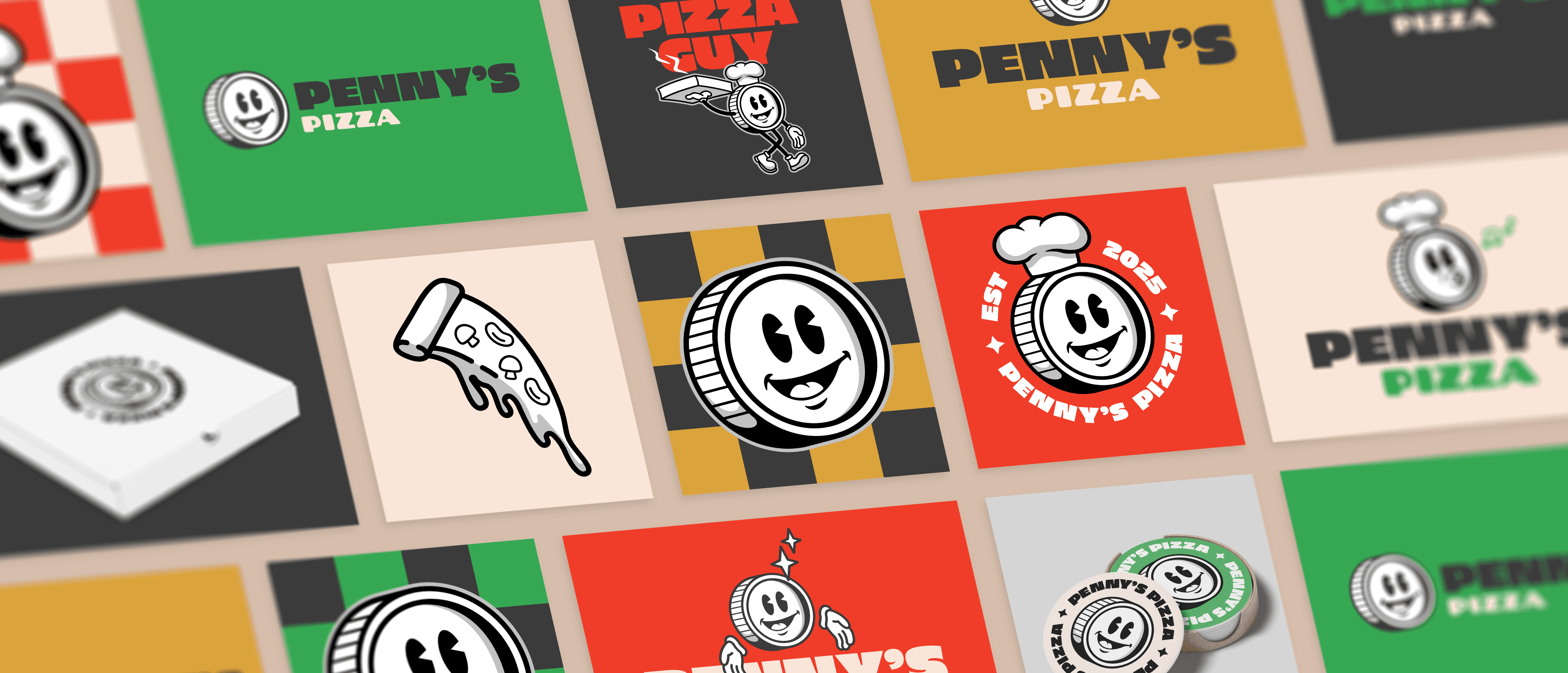 Penny's Pizza Brand Identity